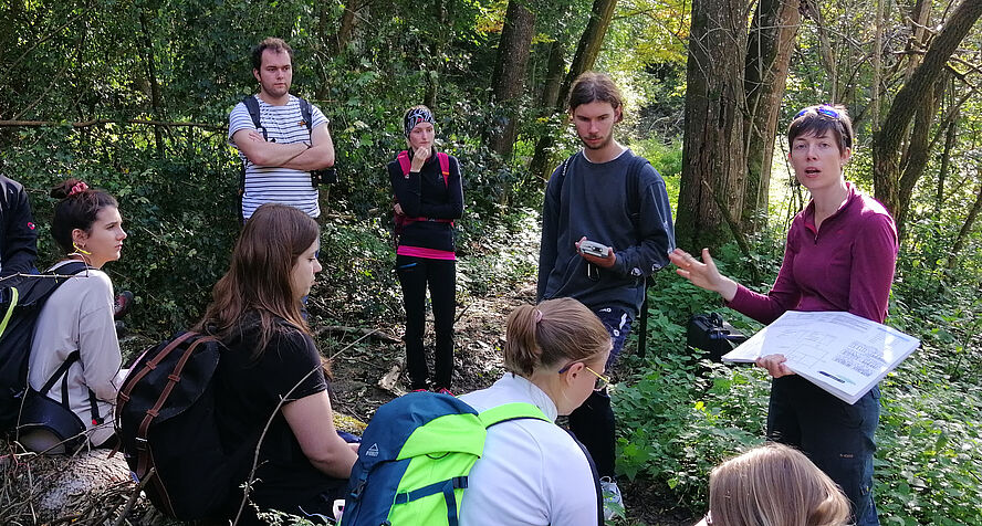 Characterisation of the vegetation of a riparian forest (Burg/Pinka)