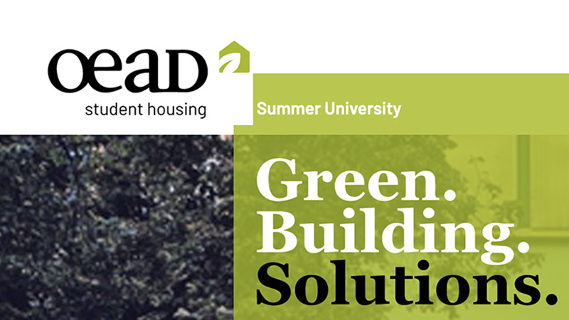 Logos der OEAD und der Green.Building.Solutions.